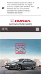 Mobile Screenshot of honda-montpellier.com